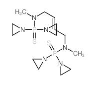 N,N-bis(diaziridin-1-ylphosphinothioyl)-N,N-dimethyl-but-2-ene-1,4-diamine Structure