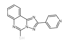 2-(4-pyridyl)-1,2,4-triazolo[1,5-c]quinazoline-5(6H)-thione Structure