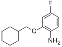 2-(cyclohexylmethoxy)-4-fluoroaniline结构式