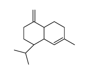 [1S,(+)]-1,2,3,4,4aβ,5,6,8aα-Octahydro-7-methyl-4-methylene-1-isopropylnaphthalene结构式