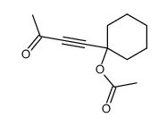 4-(1-acetoxy-cyclohexyl)-but-3-yn-2-one结构式