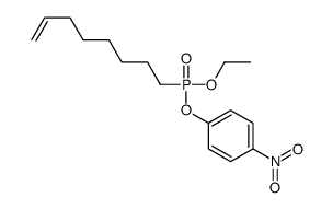 1-[ethoxy(oct-7-enyl)phosphoryl]oxy-4-nitrobenzene Structure