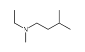 N-ethyl-N,3-dimethylbutan-1-amine结构式