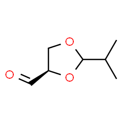 1,3-Dioxolane-4-carboxaldehyde, 2-(1-methylethyl)-, (4R)- (9CI) structure