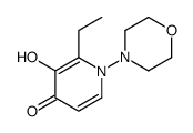 4(1H)-Pyridinone, 2-ethyl-3-hydroxy-1-(4-morpholinyl)- (9CI)结构式