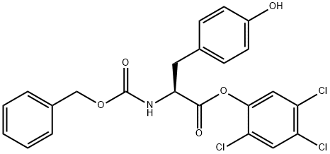 N-[(Benzyloxy)carbonyl]-L-tyrosine 2,4,5-trichlorophenyl ester结构式