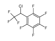 α-hydro-α-chlorooctafluoroethylbenzene结构式