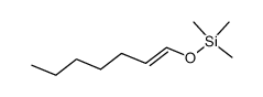 (E)-(hept-1-en-1-yloxy)trimethylsilane Structure