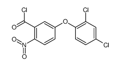 5-(2,4-dichlorophenoxy)-2-nitrobenzoyl chloride结构式
