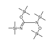 1,2,3-Tris(trimethylsilyl)-1-[(trimethylsilyl)oxy]isourea Structure