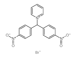 1-[bis(4-nitrophenyl)methyl]pyridine结构式
