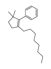 (5,5-dimethyl-2-octylcyclopenten-1-yl)benzene结构式
