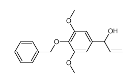 3-(4-benzyloxy-3,5-dimethoxyphenyl)-3-hydroxypropene结构式