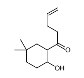 1-(2-hydroxy-5,5-dimethylcyclohexyl)pent-4-en-1-one结构式