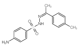 Benzenesulfonic acid,4-amino-, 2-[1-(4-methylphenyl)ethylidene]hydrazide structure