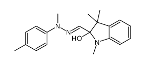 1,3,3-trimethyl-2-[[methyl-(4-methylphenyl)hydrazinylidene]methyl]indol-2-ol picture