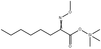 2-(Methoxyimino)octanoic acid trimethylsilyl ester structure