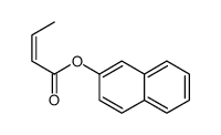 naphthalen-2-yl but-2-enoate结构式