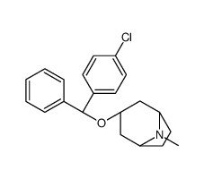 Clobenztropine structure