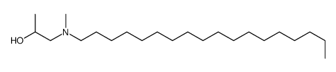 1-(甲基十八烷基氨基)丙-2-醇结构式