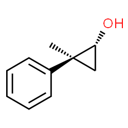 Cyclopropanol, 2-methyl-2-phenyl-, (1R,2S)-rel- (9CI) structure