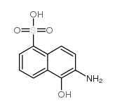 6-amino-5-hydroxynaphthalene-1-sulphonic acid picture
