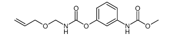 (3-Allyloxymethylcarbamoyloxy-phenyl)-carbamic acid methyl ester结构式