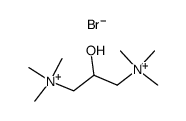 (2-hydroxytrimethylene)bis(trimethylammonium) dibromide结构式