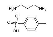 toluene-4-sulfonic acid , propanediyldiamine salt Structure