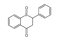 1-oxo-2-phenyl-2,3-dihydrothiochromen-4-one结构式