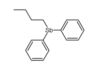 butyl-diphenyl-stibine结构式