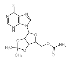 [7,7-dimethyl-2-(6-sulfanylidene-3H-purin-9-yl)-3,6,8-trioxabicyclo[3.3.0]oct-4-yl]methyl carbamate picture