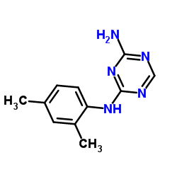 N-(2,4-Dimethylphenyl)-1,3,5-triazine-2,4-diamine structure