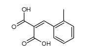 o-methylphenylmethylenemalonic acid Structure