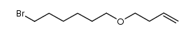1-bromo-6-(but-3-en-1-yloxy)hexane结构式