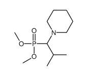 1-(1-dimethoxyphosphoryl-2-methylpropyl)piperidine结构式