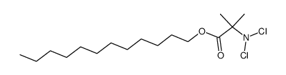 n-dodecyl-α-N,N-dichloroaminoisobutyrate结构式