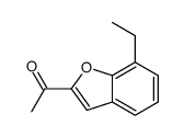 2-Acetyl-7-ethylbenzofuran structure