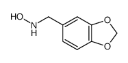 N-[3,4-(methylenedioxy)benzyl]hydroxylamine结构式