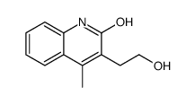 3-(2-hydroxyethyl)-4-methyl-1H-quinolin-2-one Structure