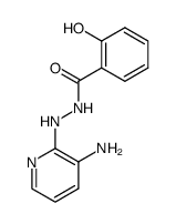 3-Amino-2-(o-hydroxybenzoyl)hydrazinopyridin结构式