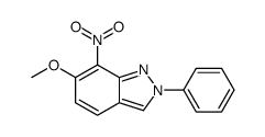 6-methoxy-7-nitro-2-phenylindazole Structure