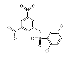 2,5-dichloro-N-(3,5-dinitrophenyl)benzenesulfonamide Structure