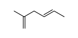 trans-2-methyl-1,4-hexadiene Structure