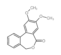 2,3-dimethoxy-7H-benzo[d][2]benzoxepin-5-one Structure