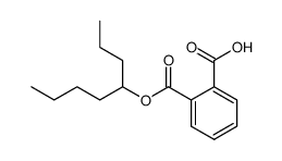 Phthalic acid mono-(1-propyl-pentyl) ester Structure