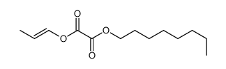 1-O-octyl 2-O-prop-1-enyl oxalate Structure