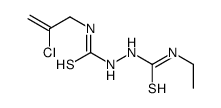 1-(2-chloroprop-2-enyl)-3-(ethylcarbamothioylamino)thiourea Structure