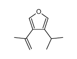 Furan, 3-(1-methylethenyl)-4-(1-methylethyl)- (9CI) structure