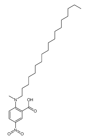 2-[methyl(octadecyl)amino]-5-nitrobenzoic acid Structure